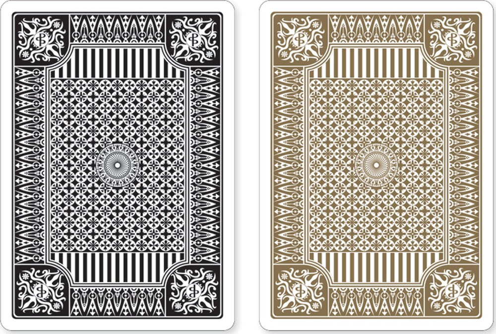 Black & Gold Premium Plastic Playing Cards