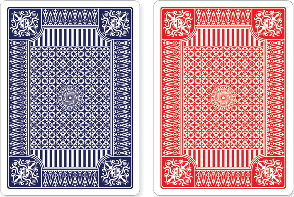Blue & Red Premium Plastic Playing Cards