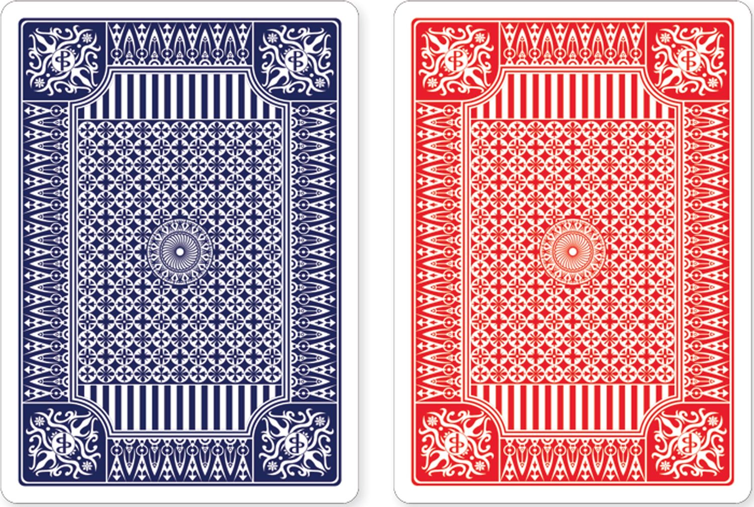 Blue & Red Premium Plastic Playing Cards