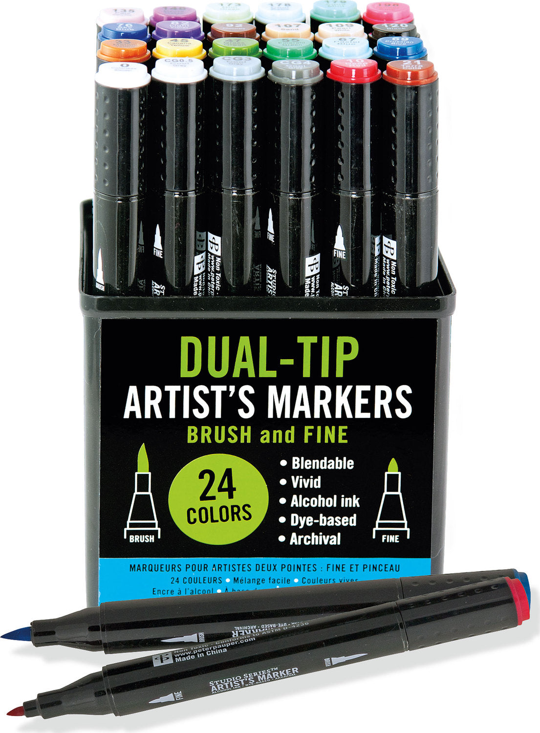 Studio Series Professional Alcohol Markers - Dual Tip