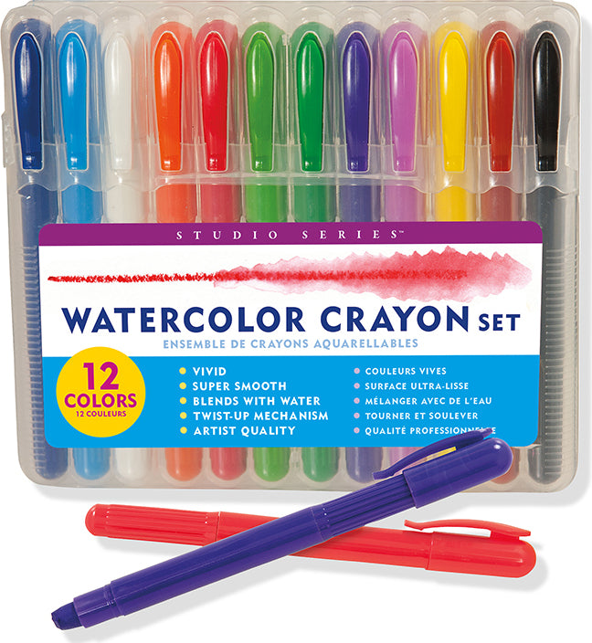 Studio Series Watercolor Crayon Set