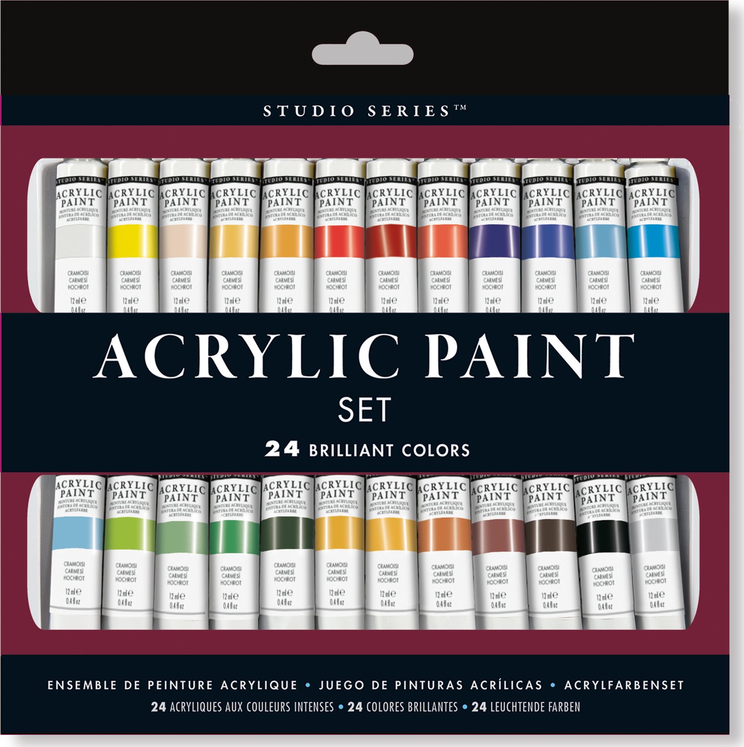 Studio Series Acrylic Paint Set (24 Colors)
