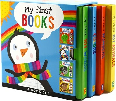 My First Board Books (4-Book Set) (Padded Covers)
