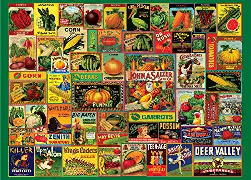 Vintage Seed Packets 1000 Piece Jigsaw Puzzle