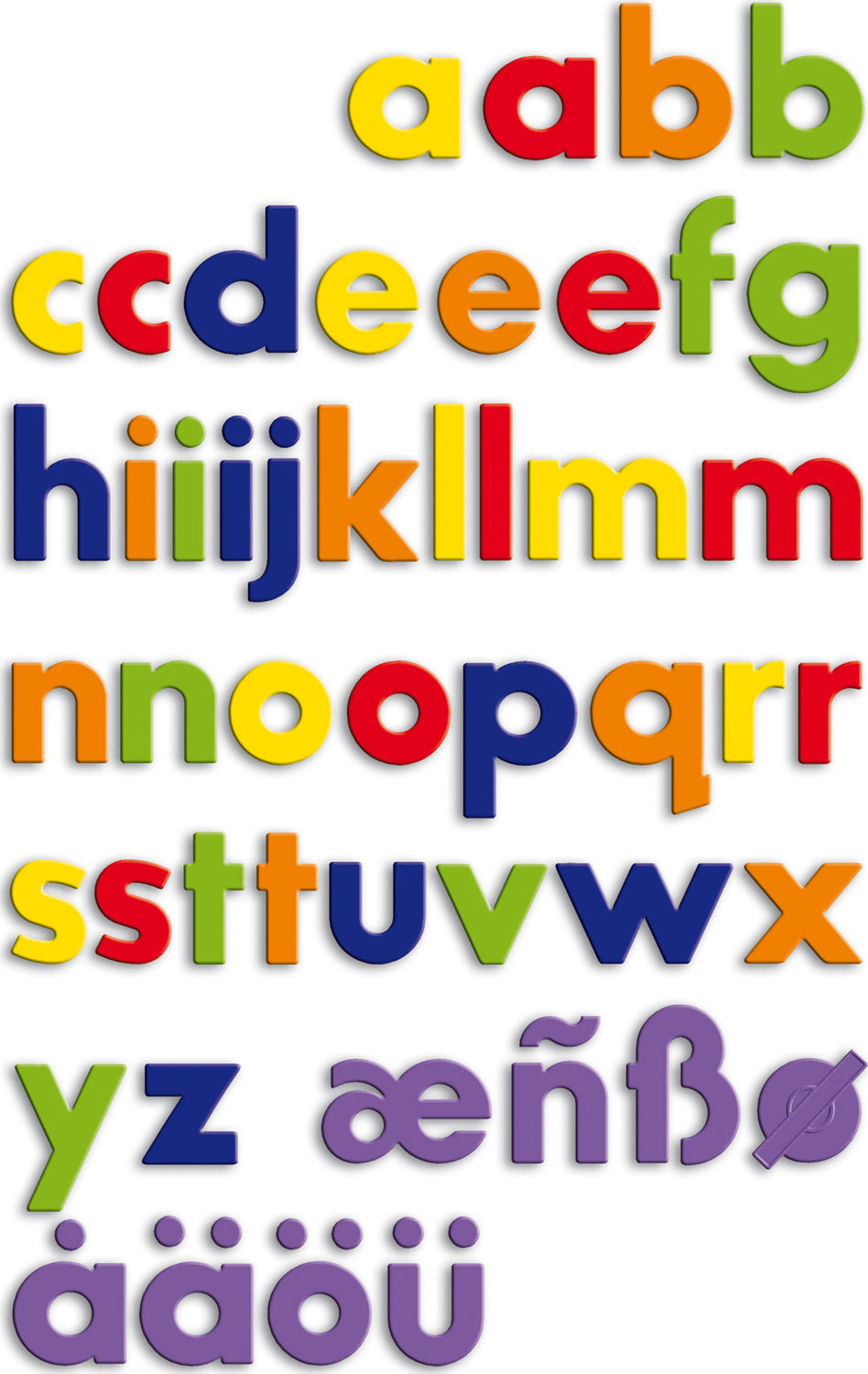 Magnetic Lower Case Letters