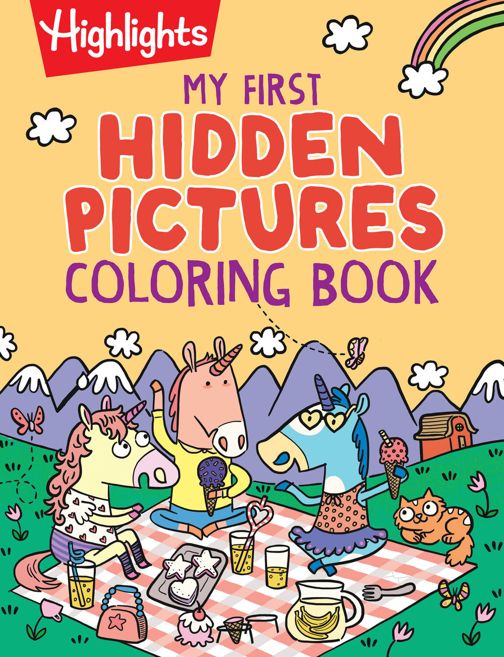 My First Hidden Pictures Coloring Book: Preschool Coloring Book with Highlights Hidden Pictures Puzzles, Over 100 Activities for Kids 3-6