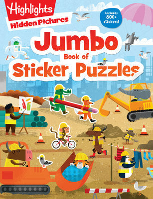 Jumbo Book of Sticker Puzzles: 800+ Stickers and 100+ Playtime Activities for Kids Ages 4-8