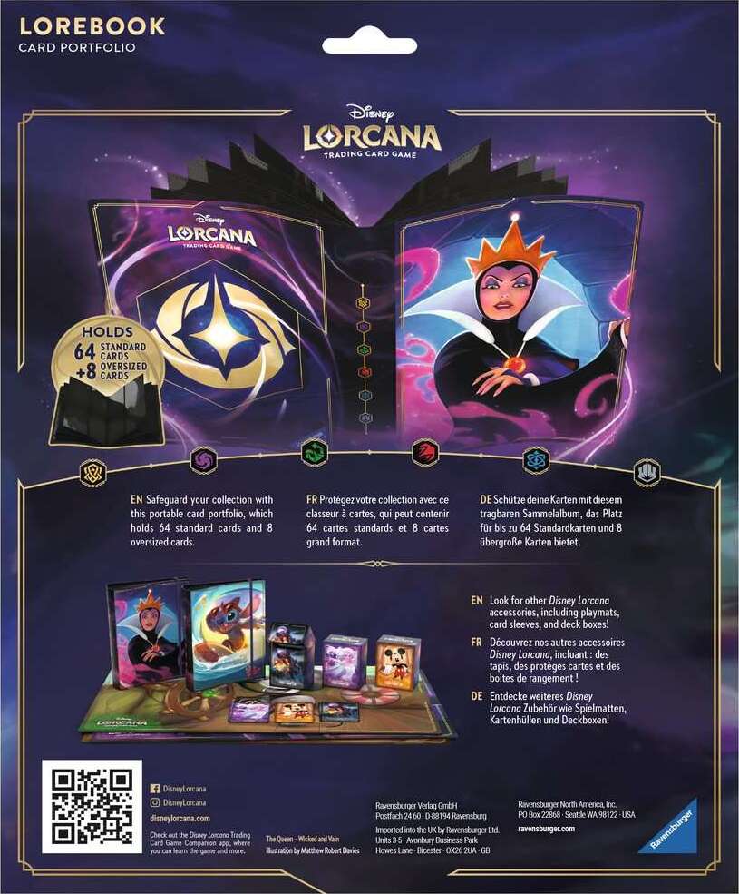 Ravensburger Disney Lorcana: The First Chapter TCG Portfolio - The Que Awesome Toys & Gifts Ravensburger Disney Lorcana: The First Chapter TCG Portfolio - The Que Awesome Toys & Gifts