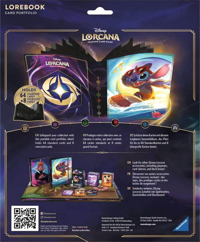 Disney Lorcana - The First Chapter Portfolio Stitch Disney Lorcana - The First Chapter Portfolio Stitch