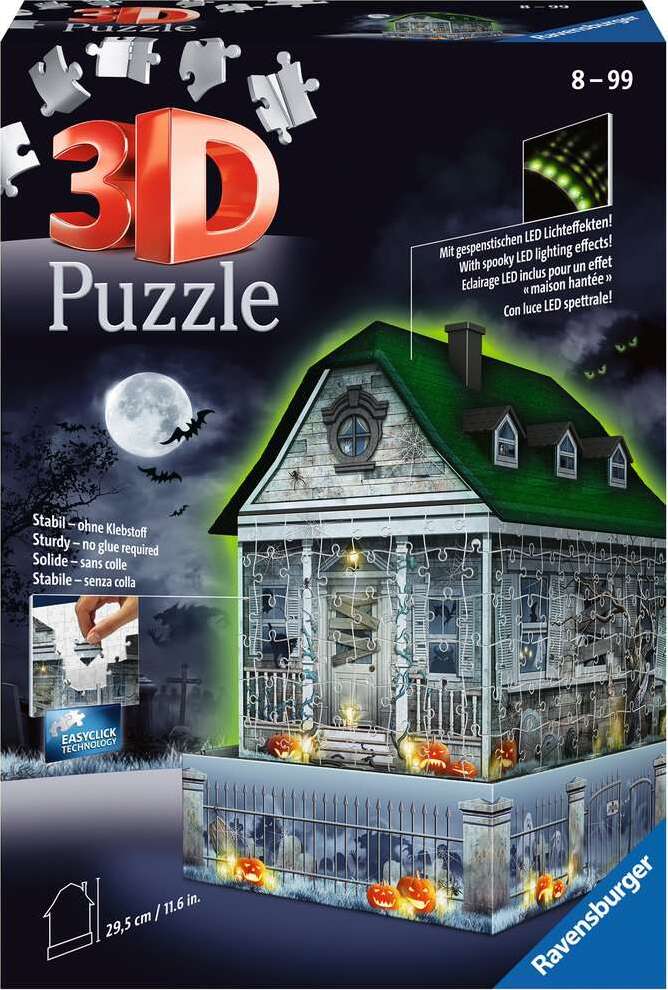 3D Puzzle Haunted House (216 pc puzzle-buildings)