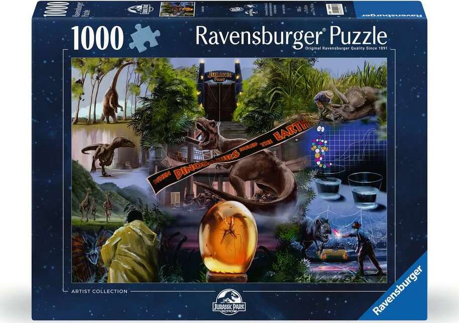 Jigsaw Puzzle AT Jurassic Park 1000p - 1000 Pieces Puzzle