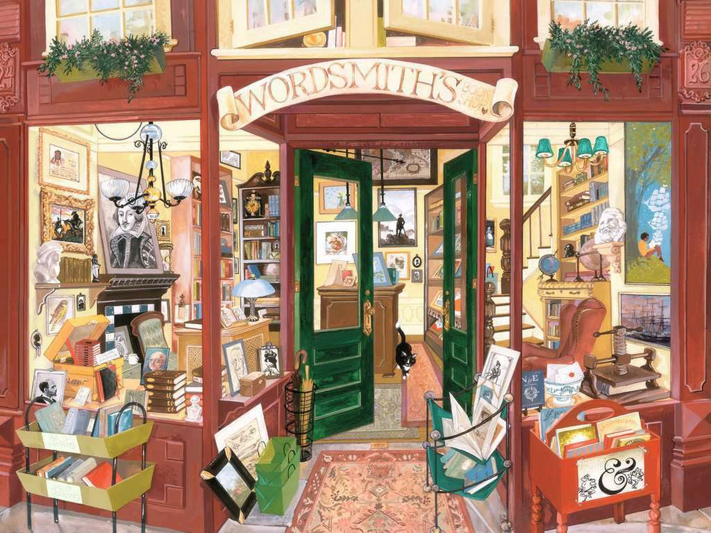 Wordsmith's Bookshop (1500 Piece Puzzle)