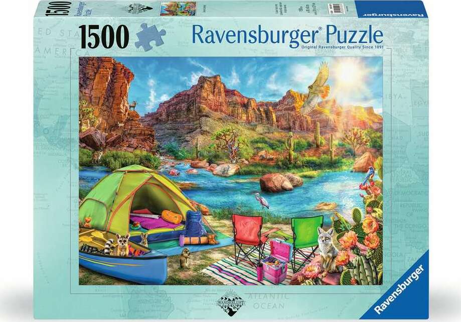 Canyon Camping (1500 Piece Puzzle)