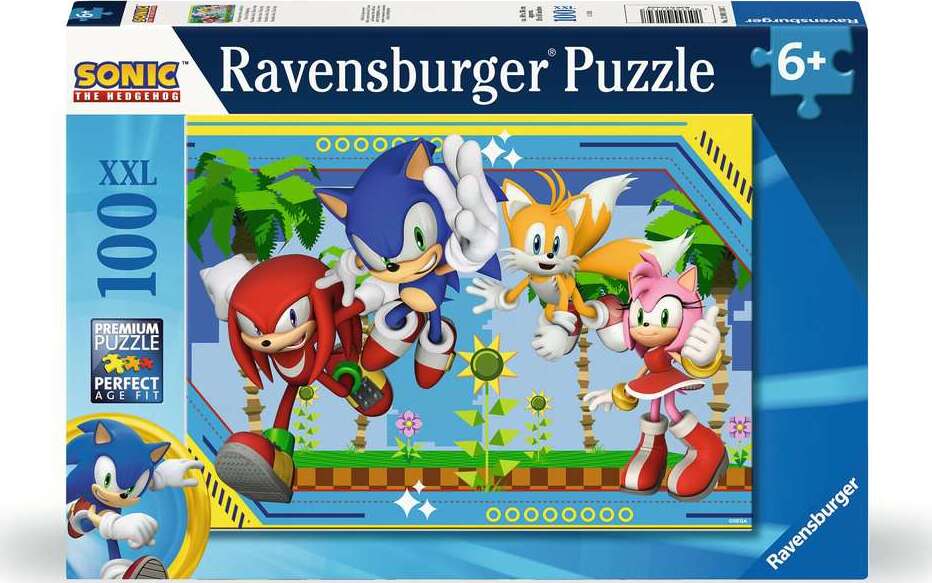 Children's Jigsaw Puzzle Sonic The Hedgehog - 100 Pieces Puzzle