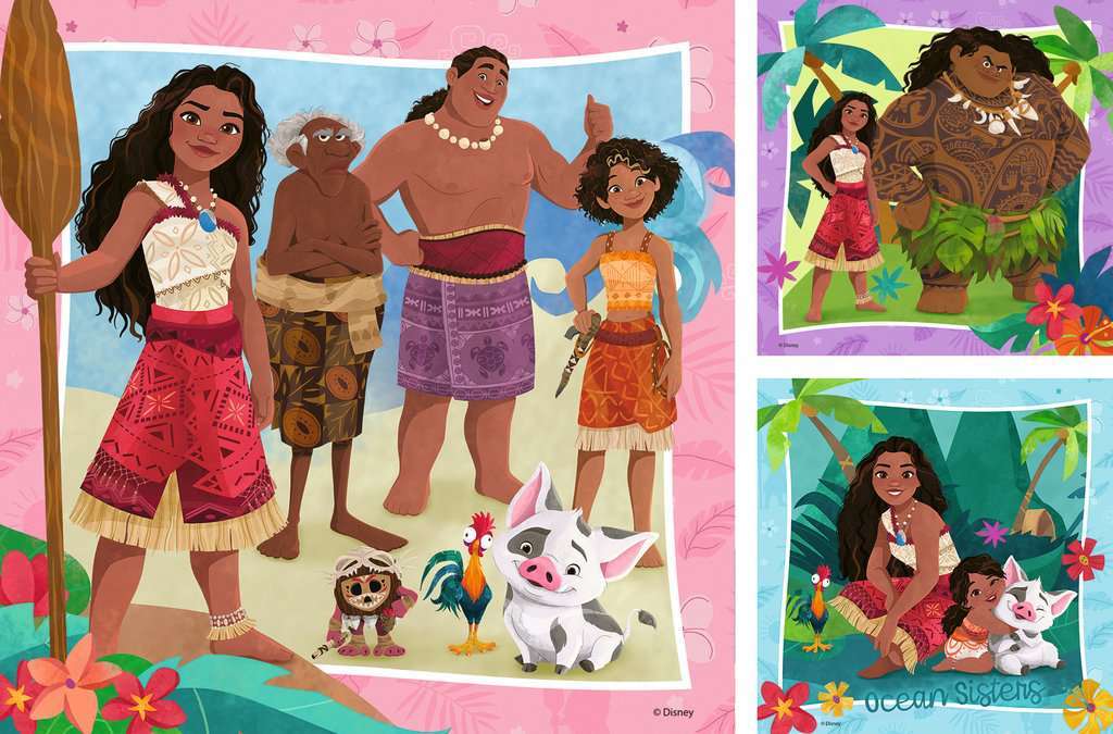 Moana 2 Off To New Adventures 3x49 pc Puzzle – Awesome Toys & Gifts