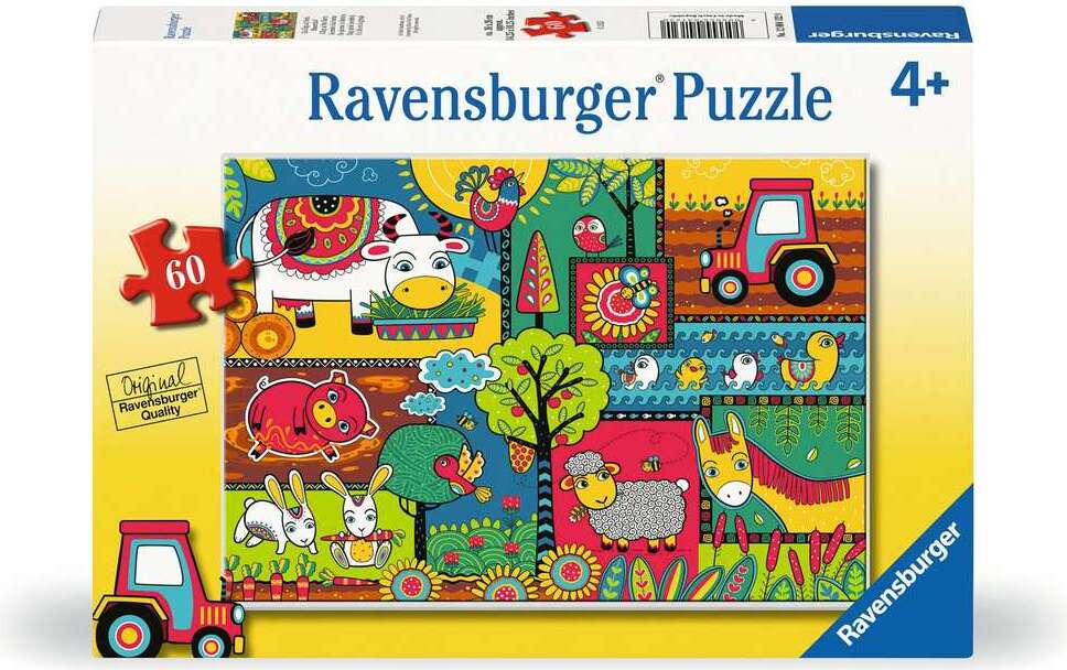 A Day at the Farm 60 Pc Puzzle