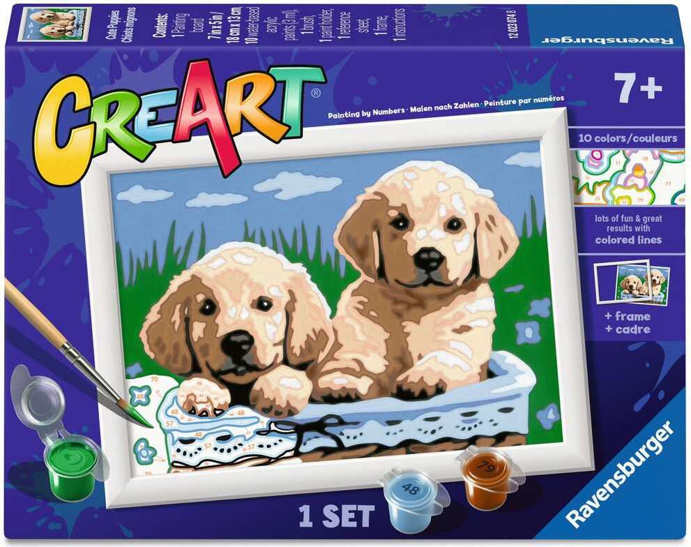 CreArt: Cute Puppies 5x7