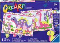 CreArt Junior: Pink Dinosaurs