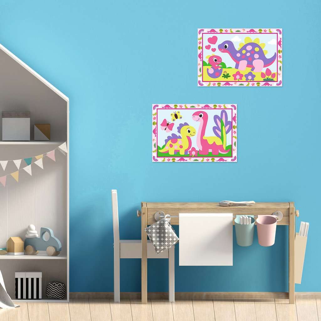 CreArt Junior: Pink Dinosaurs