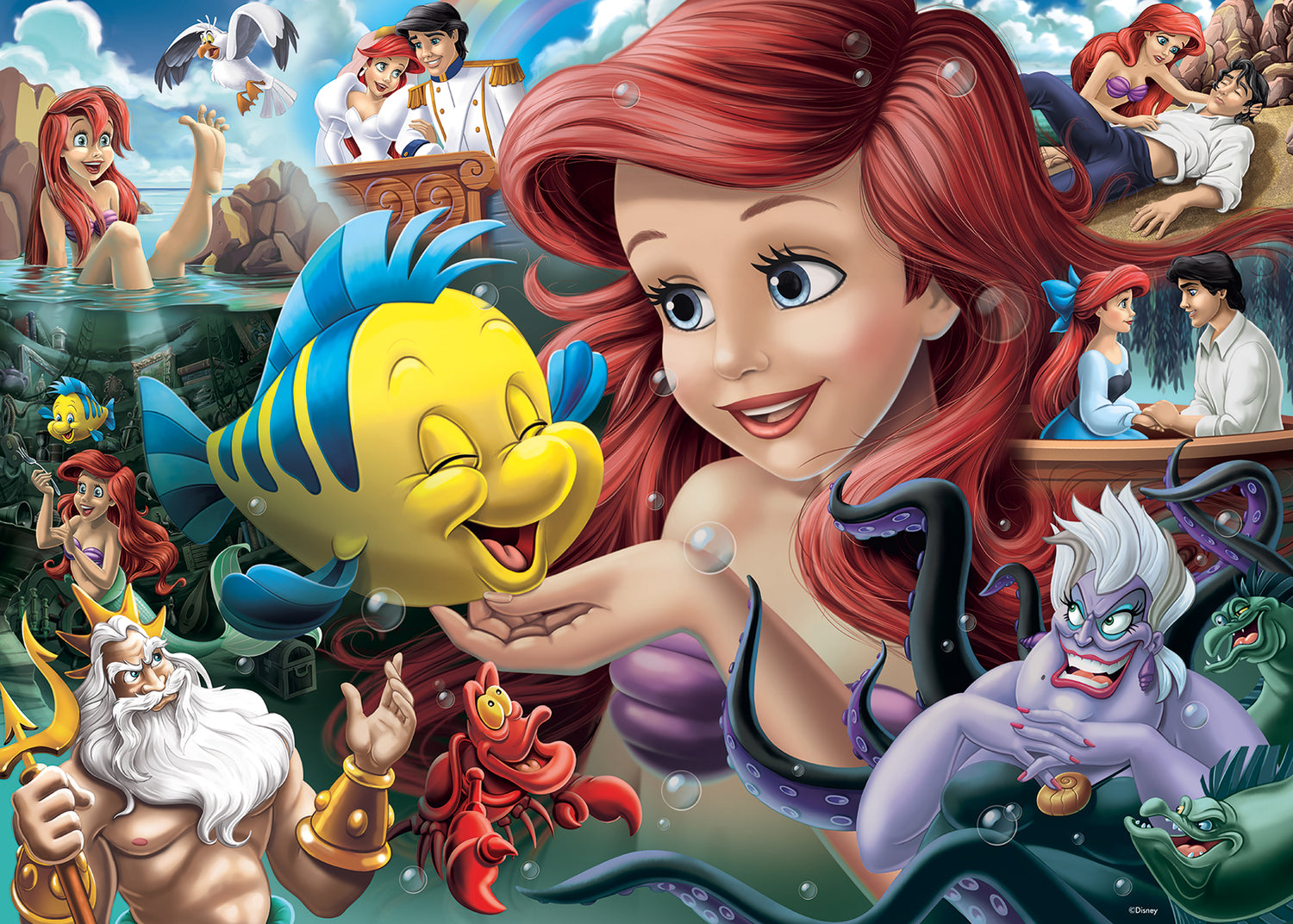 Disney Heroines - The Little Mermaid (1000 Pc Puzzle) – Awesome