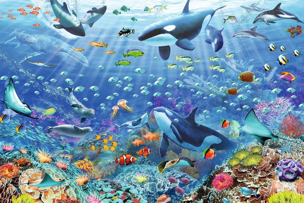 Colorful Underwater World (3000 pc Puzzles) – Awesome Toys & Gifts