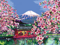 CreArt: Paint-By-Number Japanese Spring 12x16