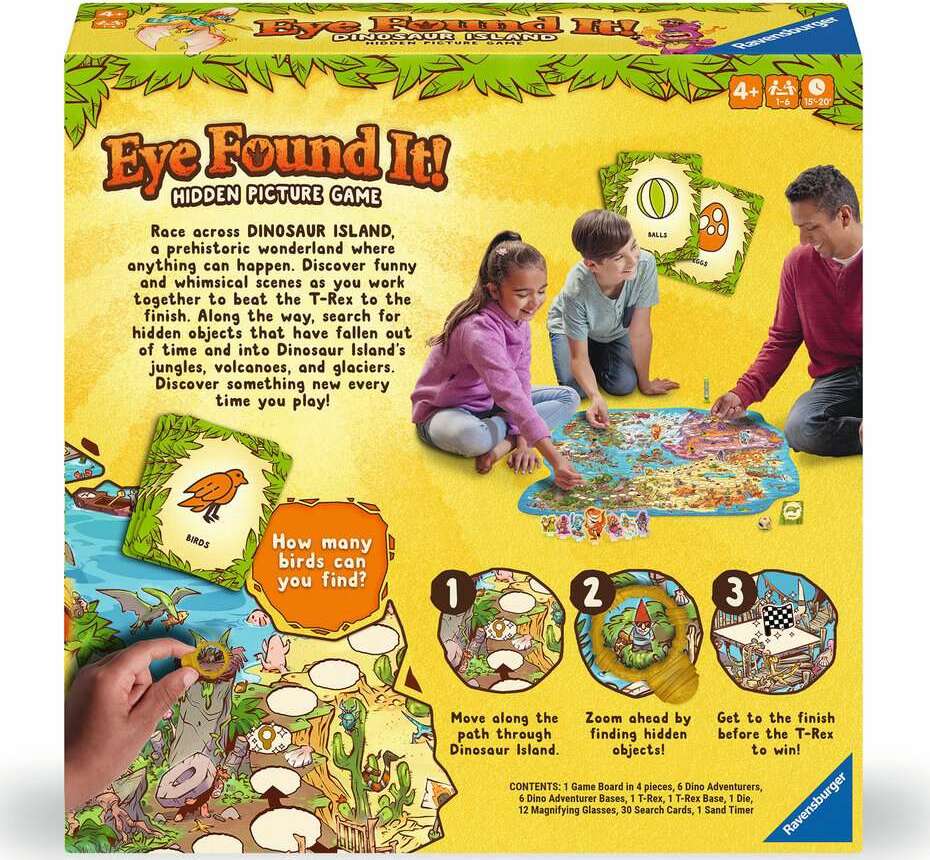 Dinosaur Island Eye Found It! Board Game