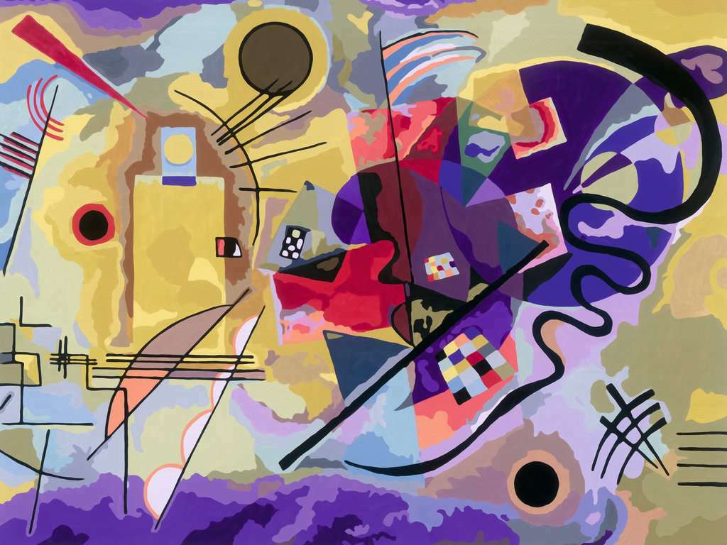 Kandinsky: Yellow-Red-Blue