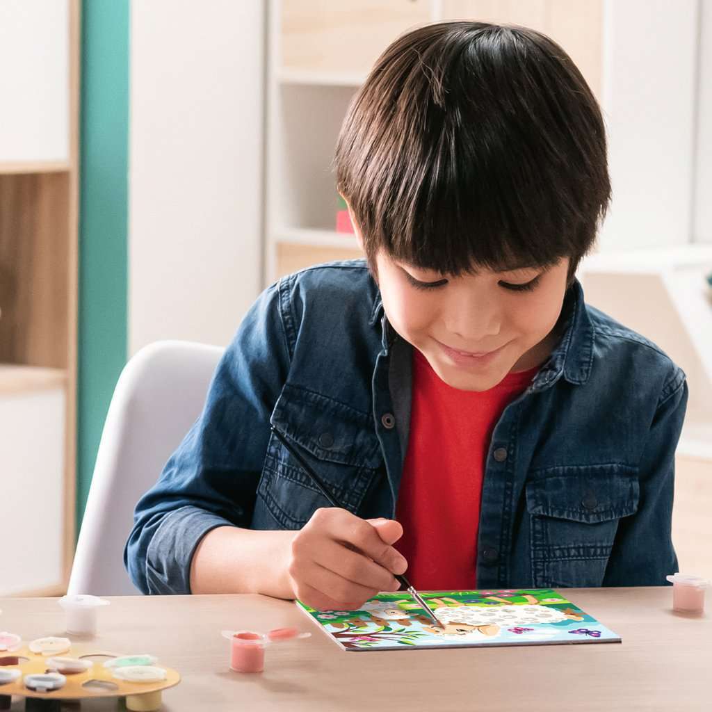 CreArt - Sheep and Lamb - Paint by numbers for kids 9 years up