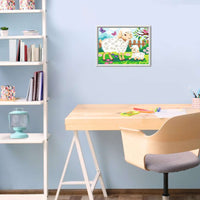 CreArt - Sheep and Lamb - Paint by numbers for kids 9 years up
