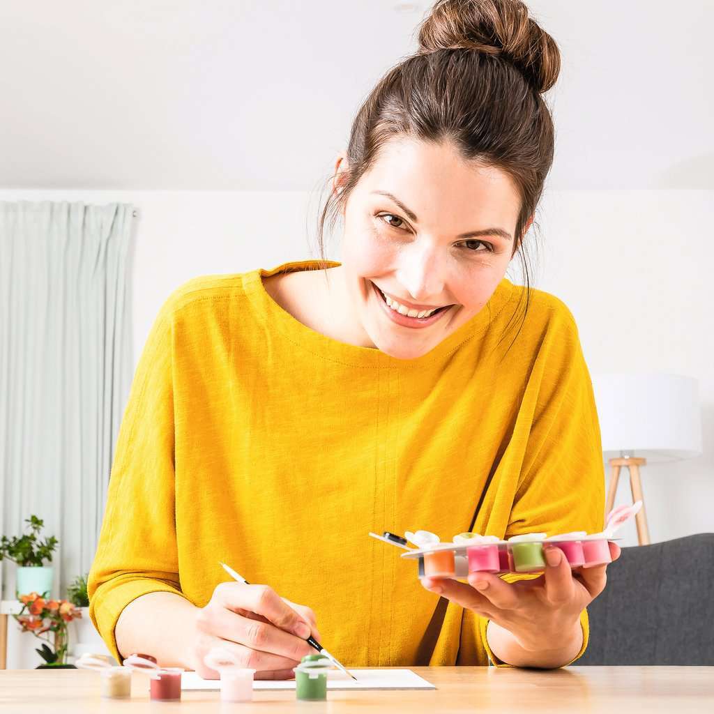 CreArt - Exotic Flowers - Paint by numbers for adults