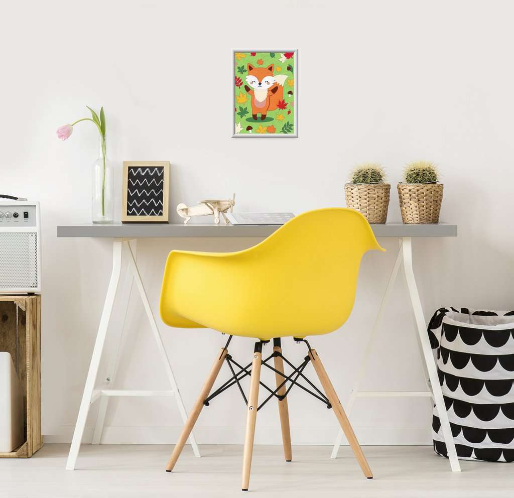 CreArt - Fantastic Fox - Paint by numbers for kids 7 years up