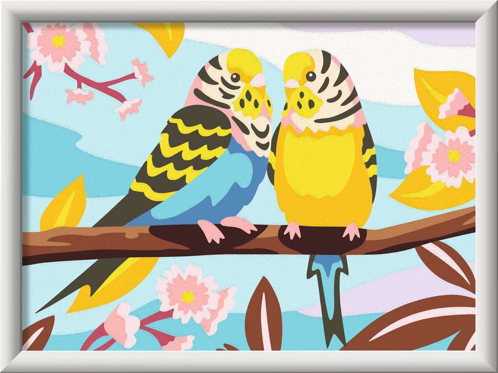 CreArt: Lovely Budgies 7x10