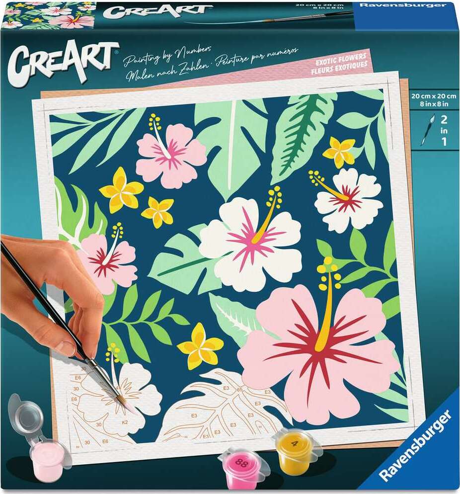 CreArt: Exotic Flowers 8x8