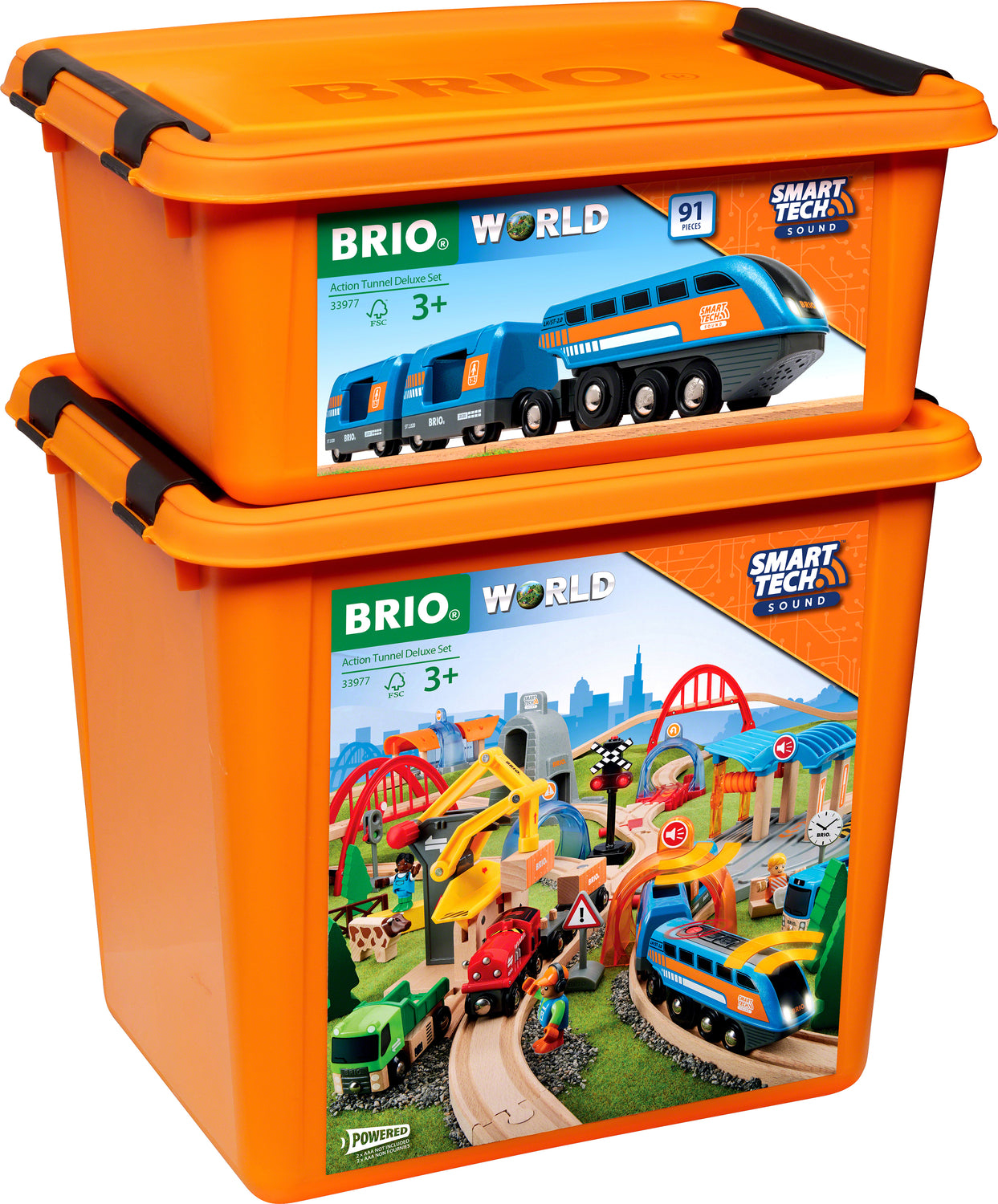 BRIO Smart Tech Sound Action Tunnel Deluxe Set