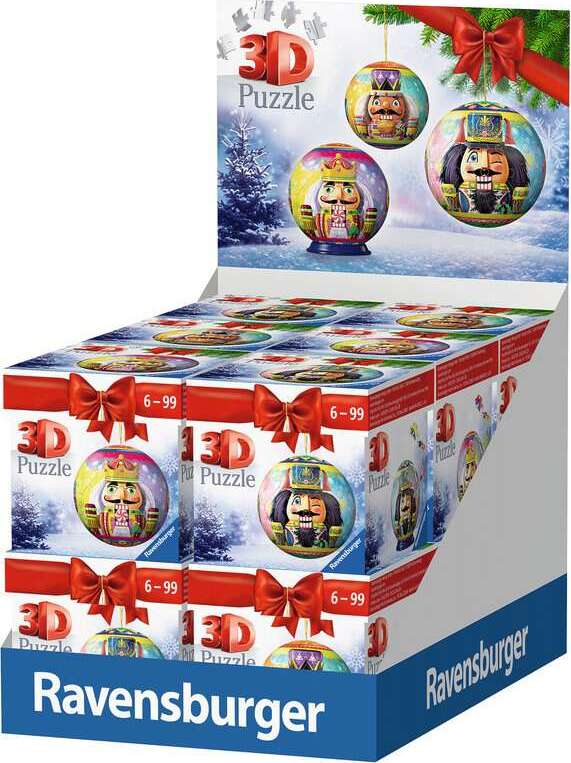 Holiday Nutcracker Puzzle Ball (assorted)