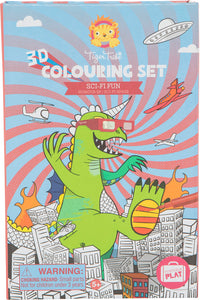 Sci Fi Fun  3d Coloring Set