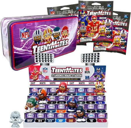 TeenyMates 2025 NFL Collector Tin