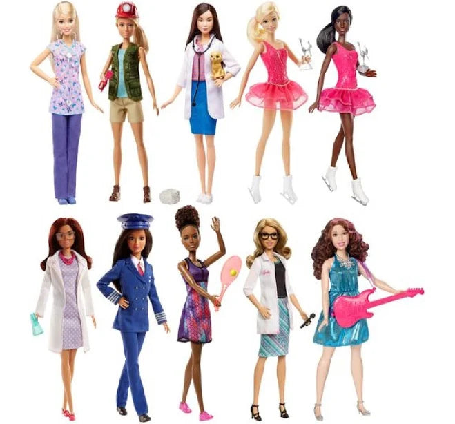 Mattel RD Barbie Career Dolls