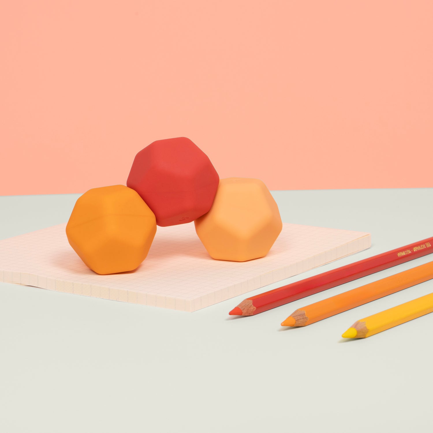 Odds Silicone Fidget Magnets Orange Planes