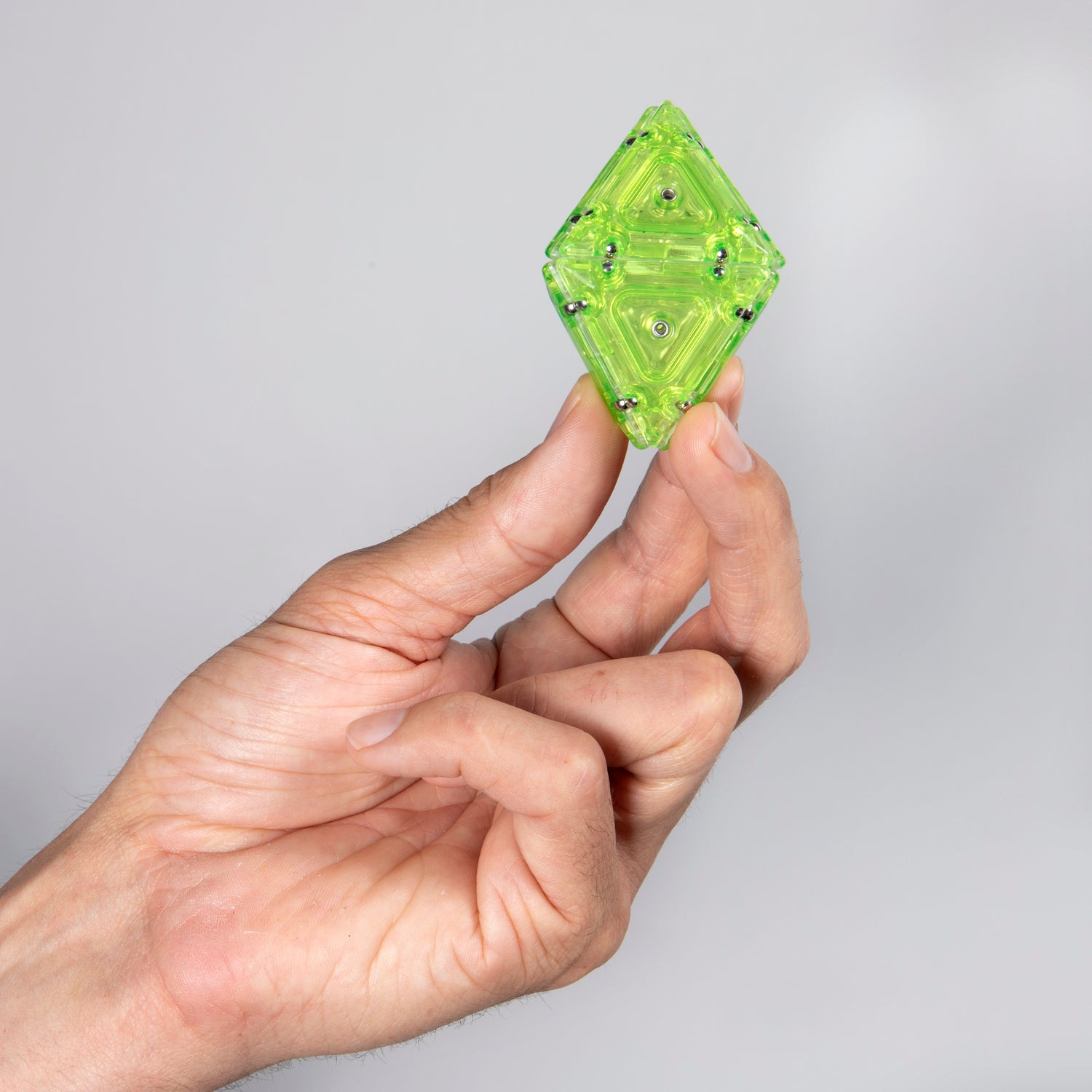 Peridot Pyramid Geode