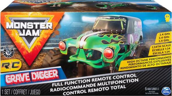 Monster Jam - Official Grave Digger Remote Control Monster Truck