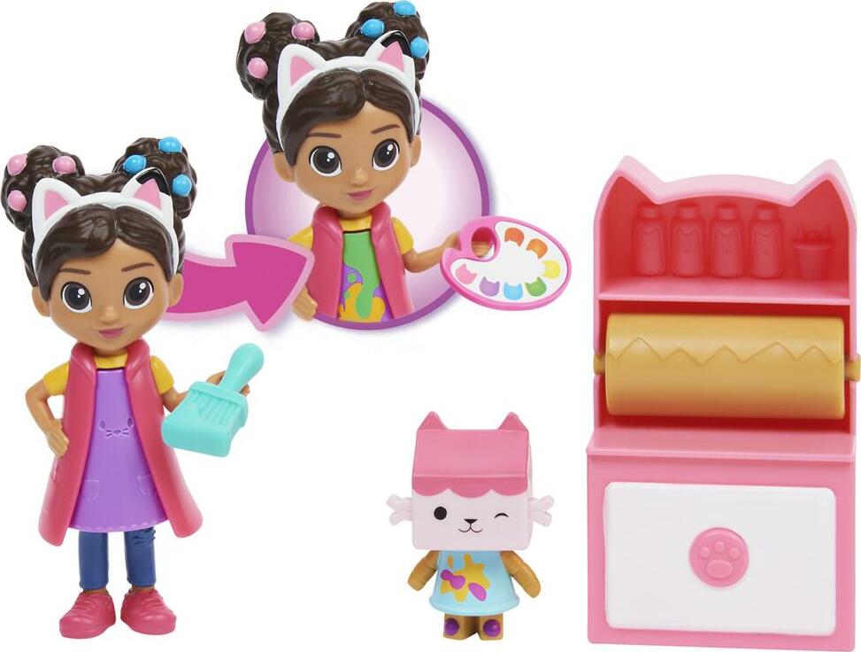 Gabby's Dollhouse CATtivity Art Studio Set