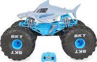 Monster Jam, Official Mega Megalodon All-Terrain Remote Control Monster Truck, 1:6 Scale, Kids Toys for Boys and Girls Ages 4 and up