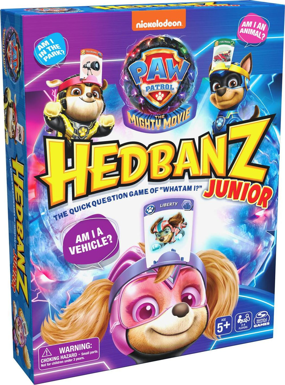 Hedbanz Junior Paw Patrol The Mighty Movie Game