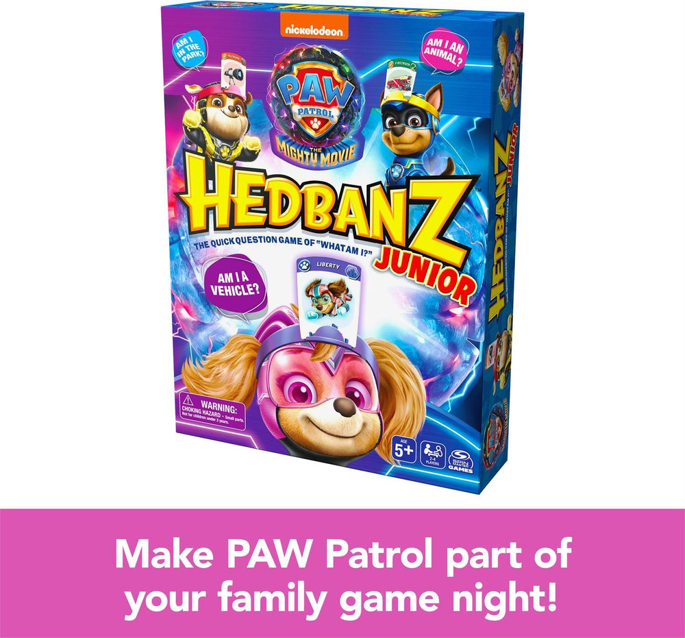 Hedbanz Junior Paw Patrol The Mighty Movie Game