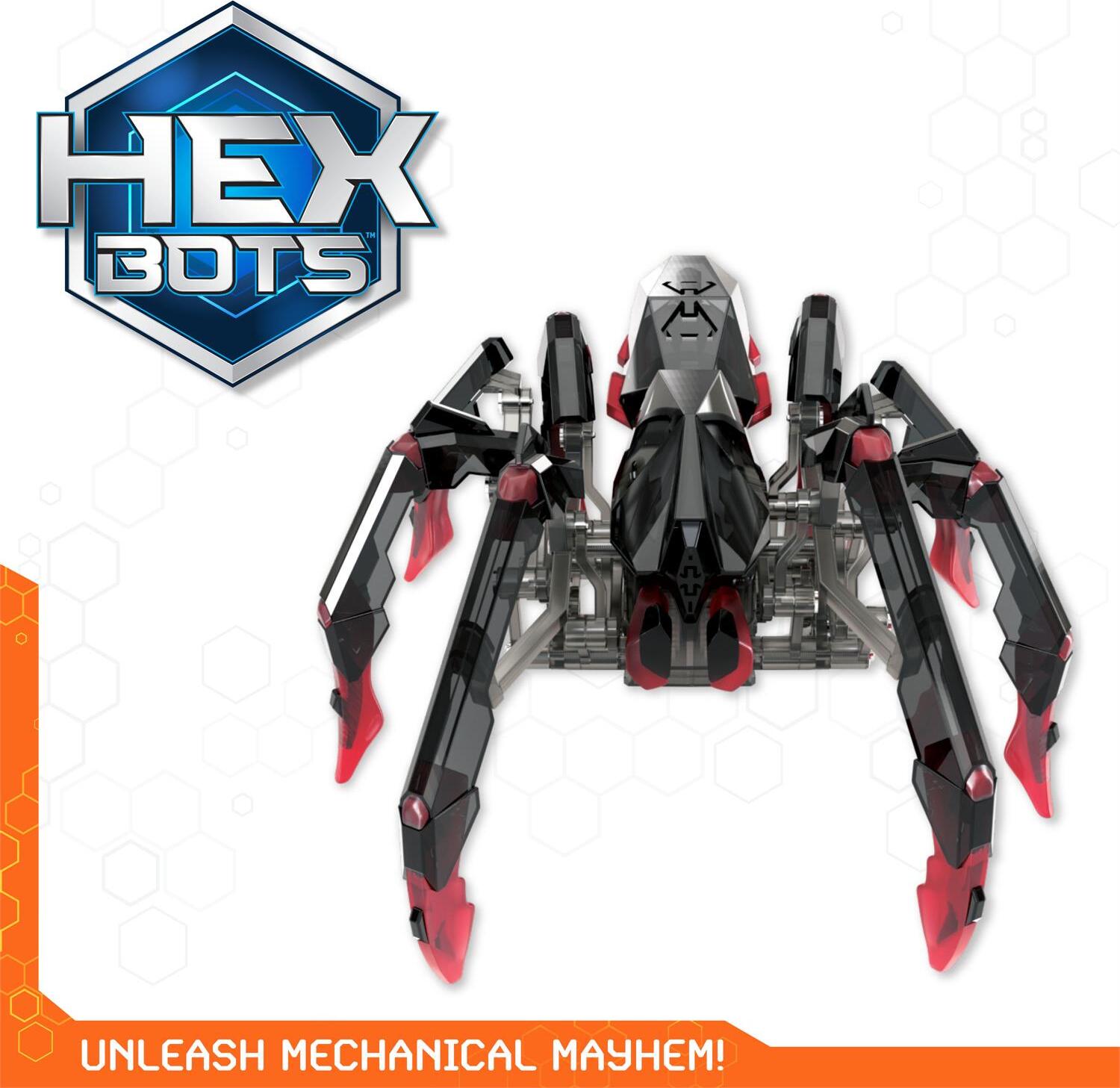 Hex Bots Wall Crawler Gecko Hexbug Black Widow Robotic Spider New