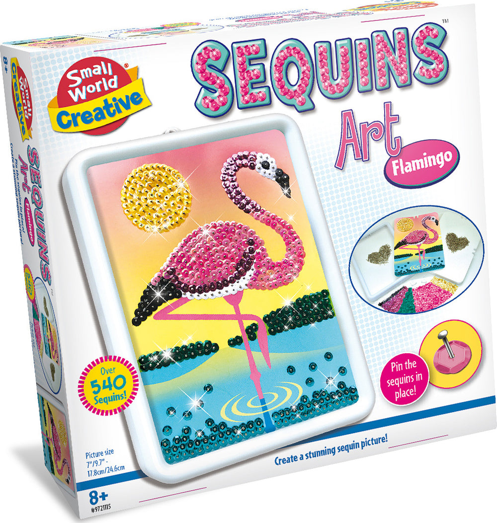 Sequins Art Flamingo