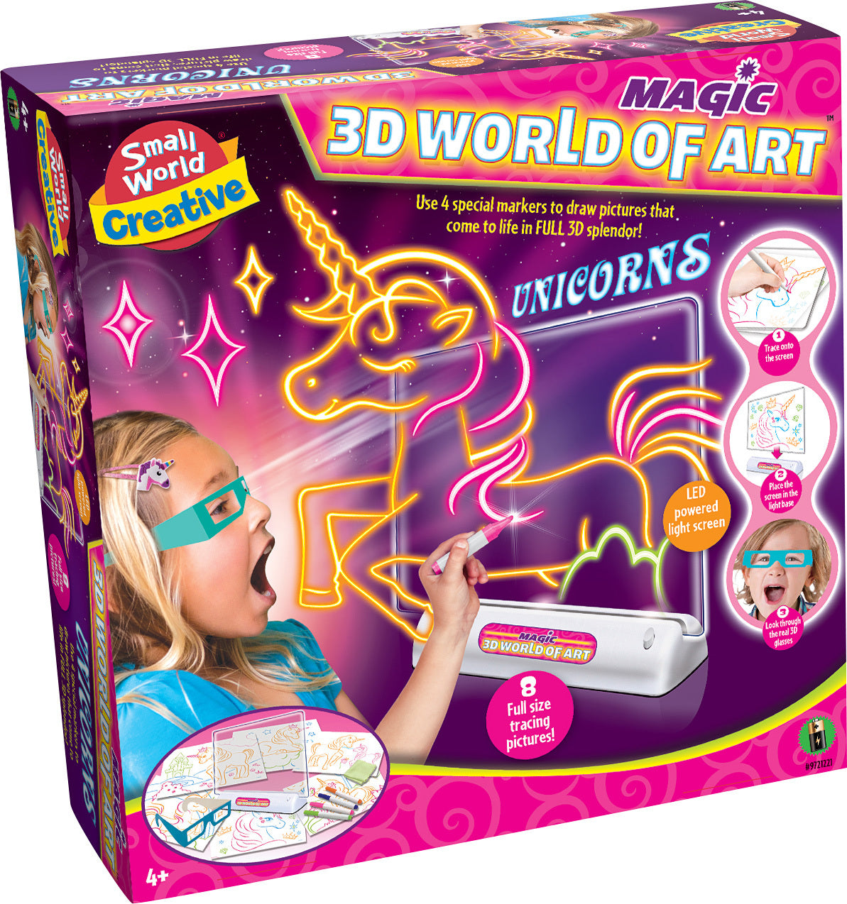 Magic 3d World Of Art Unicorns