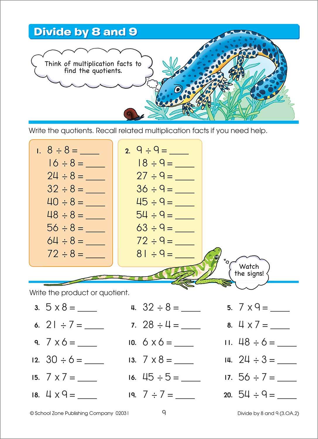 Math Basics Grade 3 Workbook